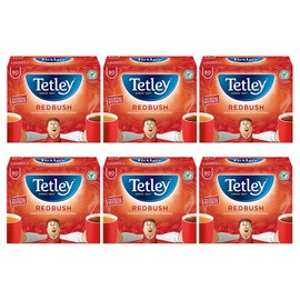 Tetley Redbush 40 Teabags 100 G (pack Of 6, Total 240 Teabags)