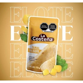 La Costeña 5X TAMALES DE ELOTE - Sweet Corn Tamales - 110g Each One (Pack of 5)