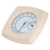 Holz ThermoHygrometer Thermometer Hygrometer Badezimmer Sauna Raumzubehör