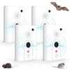 4Pack Upgraded Bat Repellent Deterrent Devices for Attic, Ultrasonic Bat