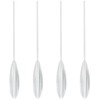 Alwonder 4pcs Bombarda Floats Carp Inline Controller Float in 3
