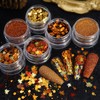 Fall Nail Art, 6 Boxes Fall Leaves Nail Glitter Sequin