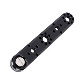 NICEYRIG Extension Cheese Bar with 1/10.2 cm and 3/8 Inch ARRI Locating Hole, Quick Release NATO Rail, Easy Bracket for ARRI Mount Camera Accessories Expansion-569