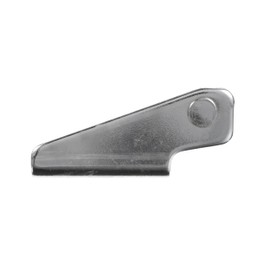Chrome Plated Steel Right Hand Horizontal Pivot Bracket with Horizontal Mounting Holes