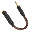 4.4mm Balanced Female to 3.5mm Stereo Male Adapter Cable Gold