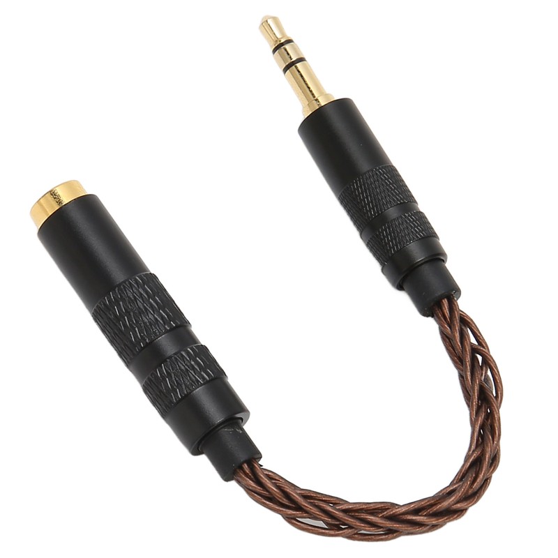 4.4mm Balanced Female to 3.5mm Stereo Male Adapter Cable Gold