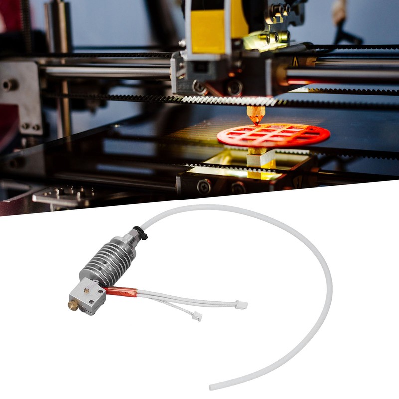 3D Printer Hotend 0.4mm Brass Nozzle Even Heating Smoothly Output