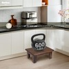 Wooden Step Stool (16.5" D x 12" W x 6.5"