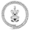 Mens Hip Hop Iced Out Chain Necklaces Silver Gold Monkey