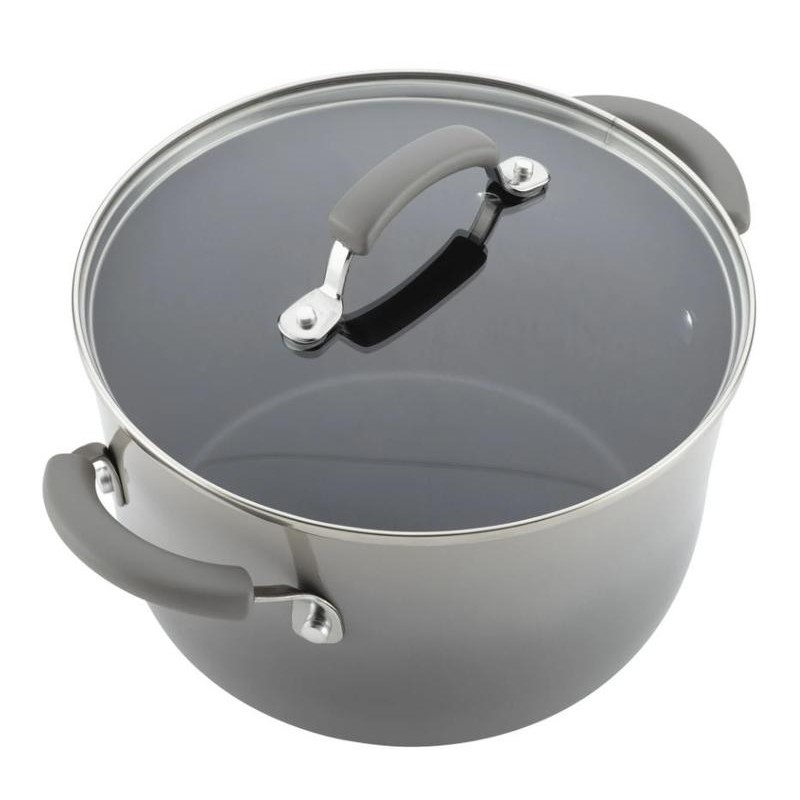Rachael Ray 15 Piece Hard Enamel Nonstick Pots and Pans