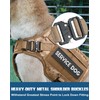 PETNANNY Tactical Service Dog Vest - No-Pull Emotional Support Harness