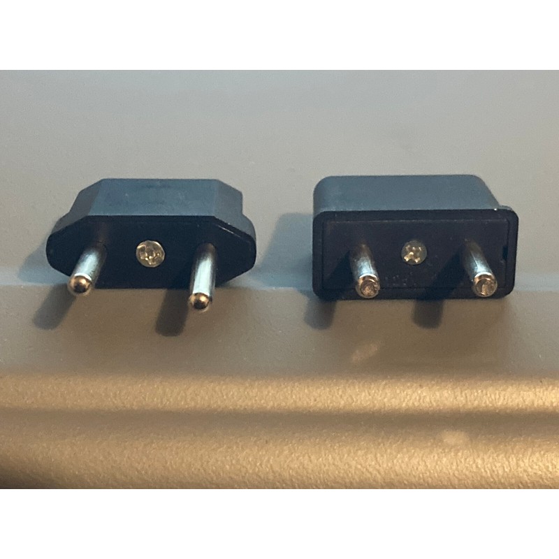 5 PCS EU Euro Europe to US USA Power Jack