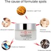 30g Crema Blanqueadora, Crema de Aclarado Facial Anti Melasma para