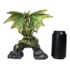Ebros Gift Green And Gold Scales Behemoth Dragon Perching On