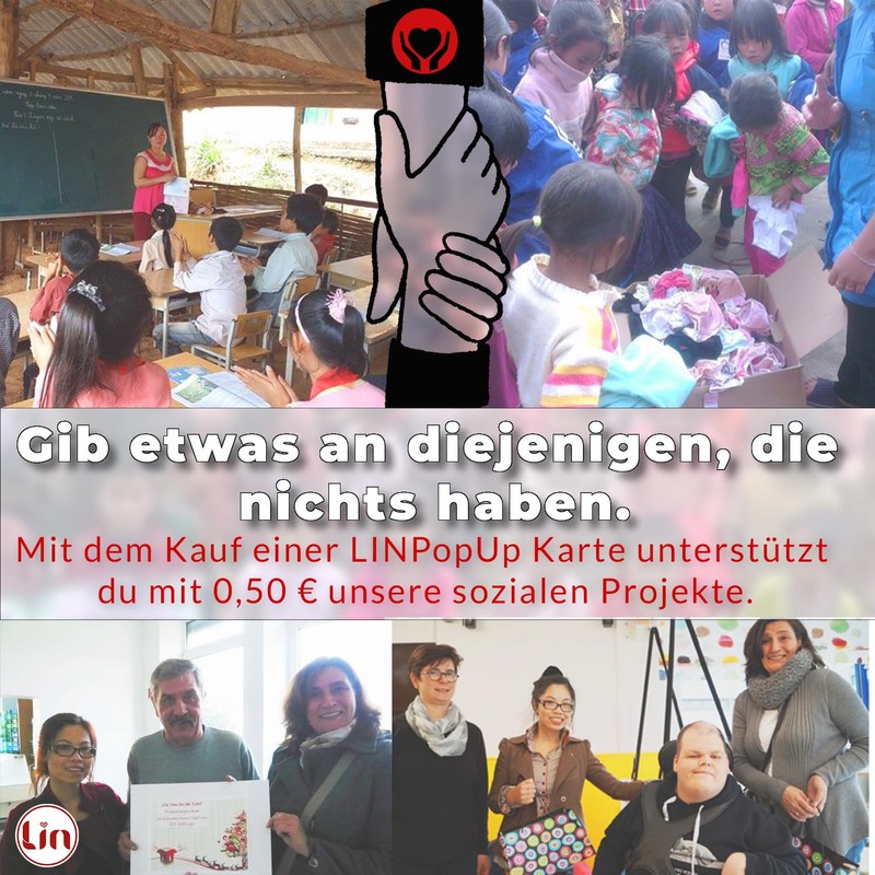 LINPopUp® N322 Pop-Up Card Flower Tulips Birthday Pop Up Birthday