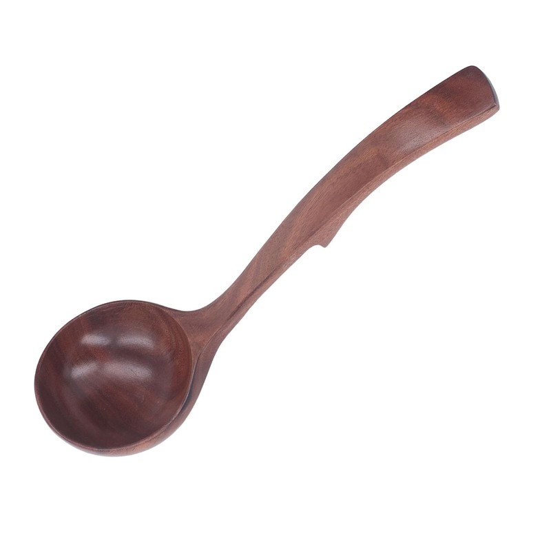 Wooden Soup and Cooking Ladle, Heat Resistant Ladle for Kitchenware