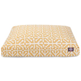 Citrus Aruba Small Rectangle Indoor Outdoor Pet Dog Bed With Removable Washable Cover By Majestic Pet Products
