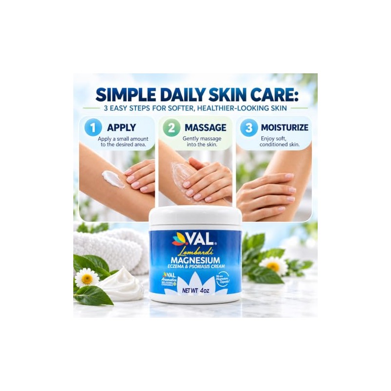 VAL “Val Zechstein Fórmula De Cloruro De Magnesio, Eczema, Psoriasis,