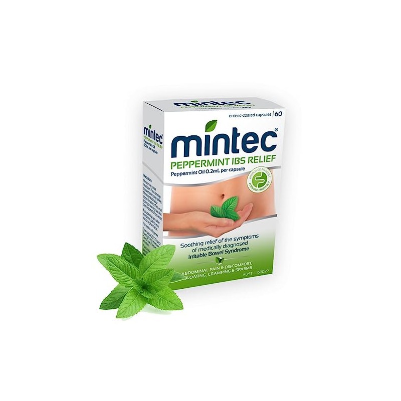 Mintec Peppermint IBS Relief 60 Capsules