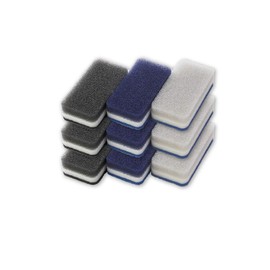 Duskin Sponge, Hard Type, Antibacterial, For Kitchen, 9 Pieces, Kitchen Sponge, Oil Stain and Long Lasting (Set of 3 Colors, Hard Type, Monotone N x 3)