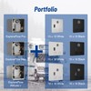 Ranein 18 x 18 Inches RV Water Heater Black Door.