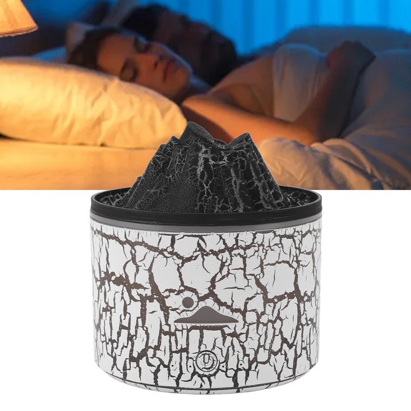Volcano Diffuser 5V 180ml Relaxing Auto Off Warm Atmosphere Flame