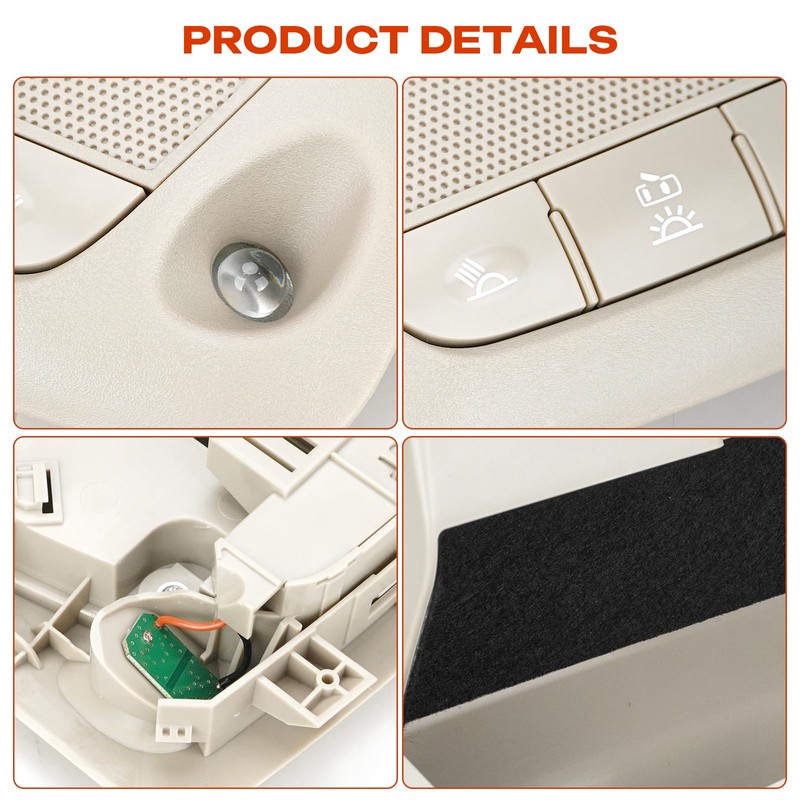 YCLL Overhead Console Map Reading Light Compatible with Nissan Altima