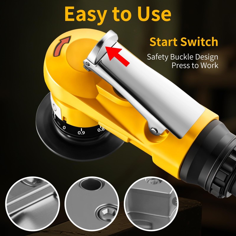 Pneumatic Chamfering Tool, 30000 RPM Air Chamfer Tool with 6