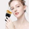 Brocha Curva Cuidado Facial Cerdas Suaves Maquillaje Base F