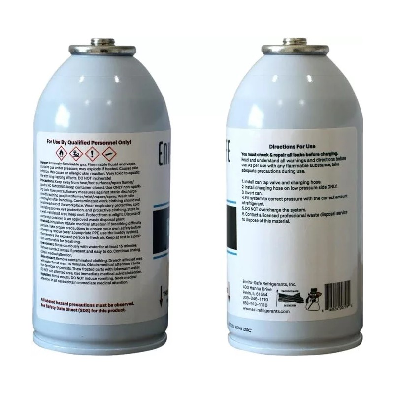 Enviro-Safe R600a, R600 Refrigerant Charging Kit w/ R600 Charging Gauge