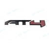 GMC 1PC Matte Black Red Rear Tailgate AT4 Emblem Badge