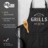 MoonWorks® Grillschürze für Männer mit Jahreszahl personalisiert Kochschürze Herren für