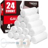 Dmsky 24 Pack Gauze Rolls, 4 in X 4.1 Yards,