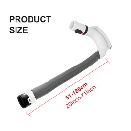 Goldie Idyllioo Upgraded Replacement Hosehandle for Shark Navigator Rotator Lift-Away Vacuums for Series NV355, NV355C, NV355CFS, NV356E, NV356Q, NV357, NV358, NV358BRN, NV370, NV370_26 (White)