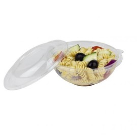 Karat 16oz Round PET Plastic Salad Bowl - 500 ct