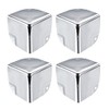 sourcing map Corner Protection Edge Protection Cover Metal Box Silver