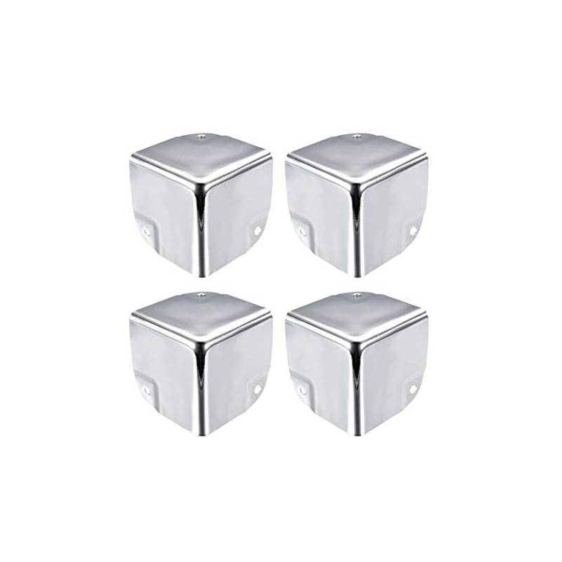 sourcing map Corner Protection Edge Protection Cover Metal Box Silver