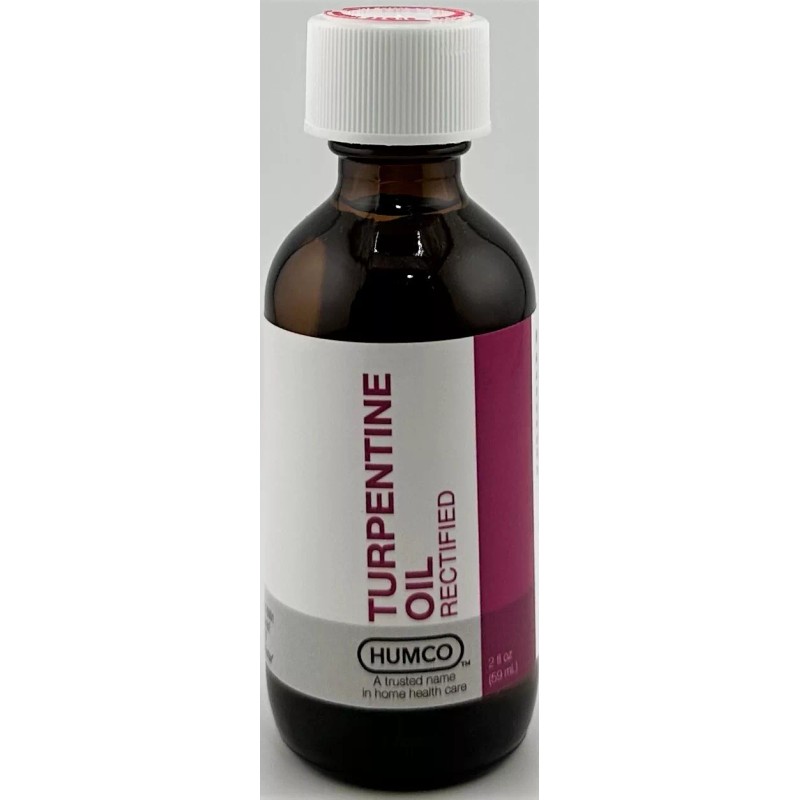 Humco 1 HUMCO TURPENTINE OIL 2OZ 100% PURE TURPENTINE OIL,