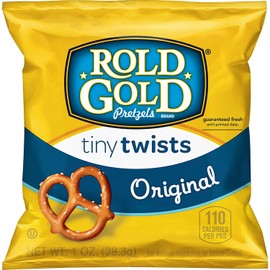 Rold Gold Pretzels, Tiny Twists, 1 Ounce (Pack of 88)