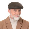 Lipodo Flat Cap with Checked Pattern Men's - Lined Flat