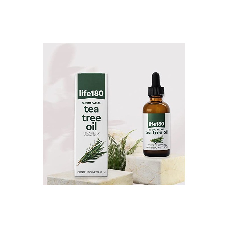 Life180, Tea Tree Suero Facial Para Control de Grasa y