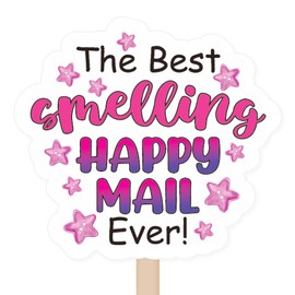 WUZYOU Happy Mail Stickers, 400 PCS, Paper, Creative Style, Stickers, Pink, Indoor Use