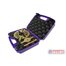 Massive PRO KIT Pinion Flange Holding Tool Holder Yoke Wrench Made USA Compatible with Jeep Mustang Ring Rear End Axle Nut Seal 8.8 40 Dana 3/8" Thick!