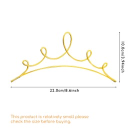 Urbraneco Crown Wall Sculpture - Elegant Metal Décor for Teen Girl Bedrooms & Princess-Themed Rooms