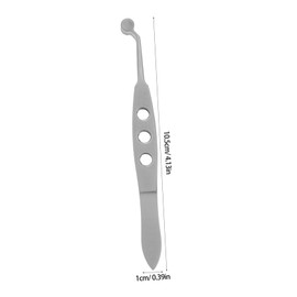 Mikinona Lash Massage Tools Gland Expressor Round Tip Hygienic Eyelid Massage Tweezers