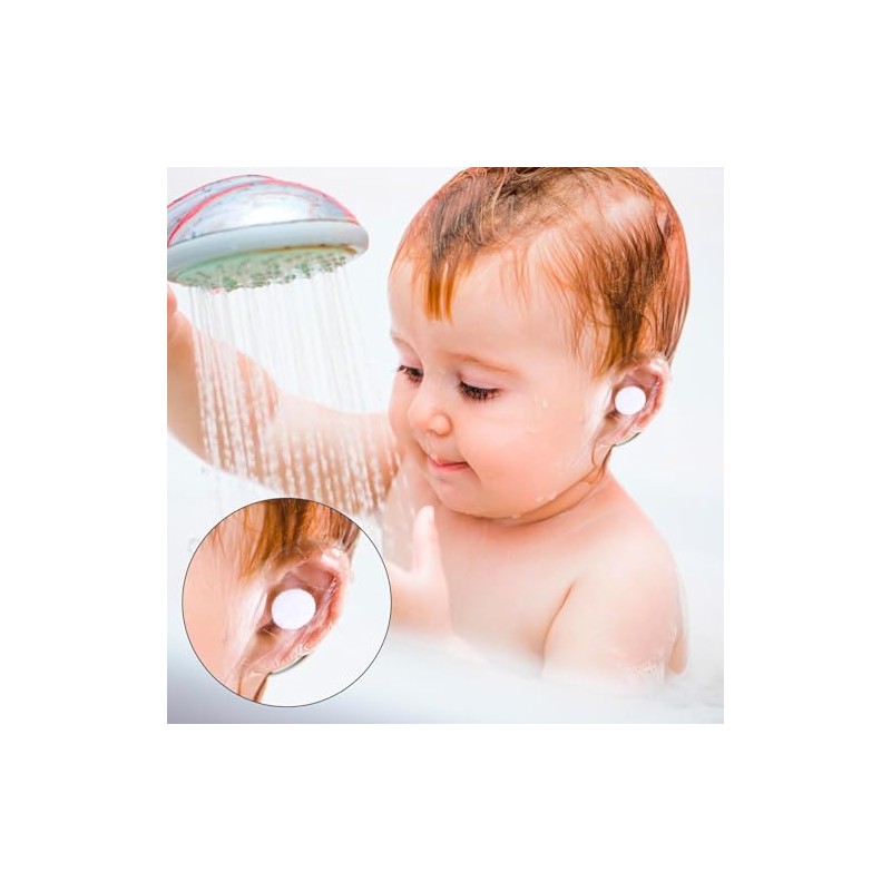 Parches Impermeables Oídos Protección Bebé Baño Gorros Ducha Surf Esnórquel