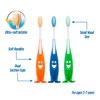 RM Oral Kids Healthy Smiles Suction Cup Soft Toothbrushes, 3