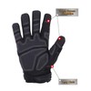HANDLANDY Mens Work Gloves with Touch Screen Fingertips, Breathable &