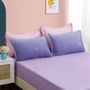 Dinjoy Girls Women Comforter Set King Size Ombre Pink Purple