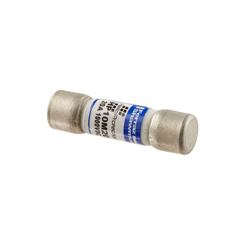 Mersen HP10M Midget Photovoltaic Fuse, 1000VDC, 10kA DC, 20 Ampere,